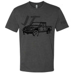 Mens Jeep® JT Gladiator - LDD Series - Triblend Charcoal T-Shirt