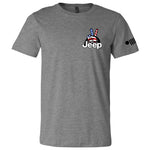 Mens Jeep® Wave USA T-Shirt - Heather Grey