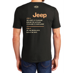 Mens Jeep® Adventure Mixtape T-Shirt - Black