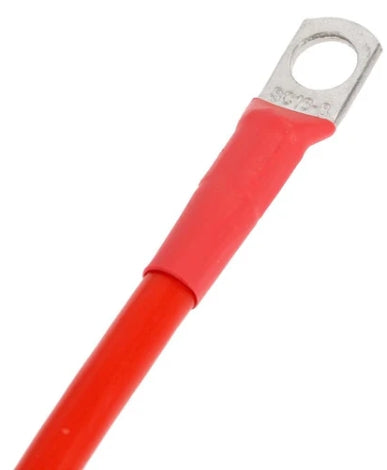7FT 7AWG Battery Cables - Copper Ring Terminal (Red & Black Pair)