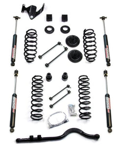 Teraflex 3" Coil Spring Base Lift Kit with Front Track Bar & 9550 VSS Twin-Tube Shocks for 07-18 Jeep Wrangler JK Unlimited 4-Door