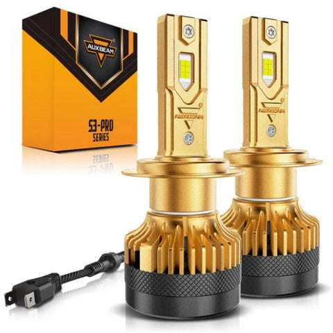 H7 LED Headlight Bulbs S3 Pro Series High Power 24V 120W 24000LM 6500K Cool White | 2 Bulbs