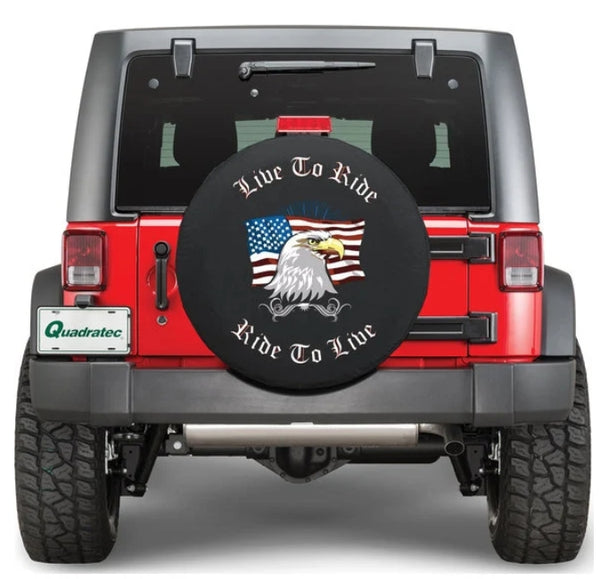 Live To Ride Tire Cover