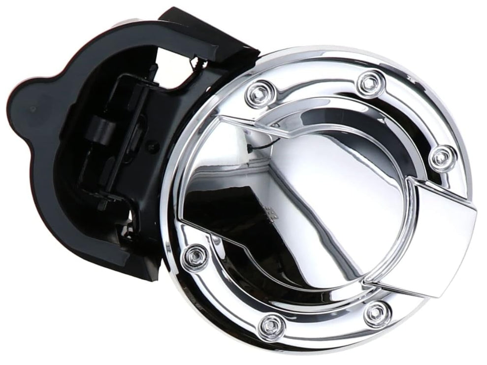 New OEM DODGE RAM 1500 2500 Chrome Aluminum Fuel Filler Door