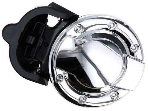 New OEM DODGE RAM 1500 2500 Chrome Aluminum Fuel Filler Door