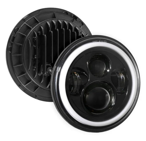 RGB 7 Inch Headlights + 4 Inch Fog Lights Combo for Jeep Wrangler JK with APP Control