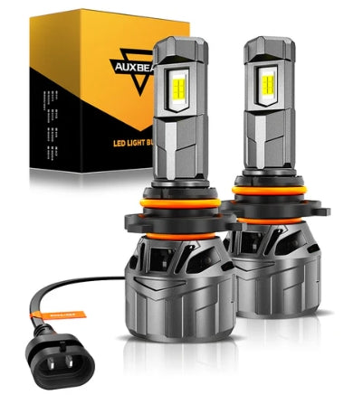 9005/HB3/H10 LED Headlight Bulbs 90W 20000LM F15 Series 20% Smaller Size 6500K Cool White | 2 Bulbs