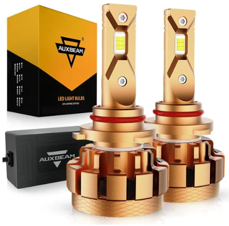 9005/HB3/H10 LED Headlight Bulbs 90W 20000LM F15 Series 20% Smaller Size 6500K Cool White | 2 Bulbs
