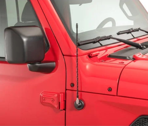16" Hi Performance AM/FM Stubby Antenna for 07-23 Jeep Wrangler JL, JK & Gladiator JT