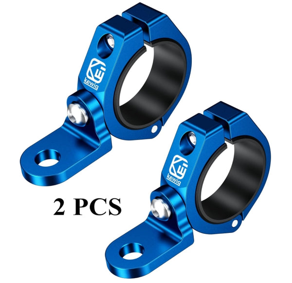 2PCS Whip Flag Mounts, Solid Aluminum Alloy UTV Whip Light Mount, Off-Road LED Light Bar Mounting Bracket, 360° Rotating Roll Bar Clamp Holder Fit on 1.5''/1.65'' /1.75''/1.85''/2'' Roll Cages