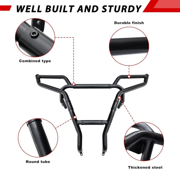 Rear Bumper for Polaris RZR 1000 XP/XP 4 Ultimate Sport Premium 2024+ Accessories, Heavy Duty UV-Resistant Powder Coating Bumper Guard for 2024 2025 RZR, Replace#2884514