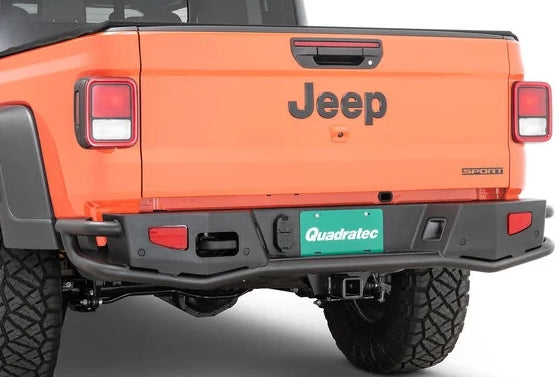 Quadratec QRC Front Winch Ready Bumper with Rear Bumper for 18-26 Jeep Wrangler JL and 20-26 Gladiator JT