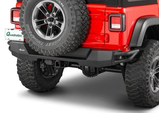 Quadratec QRC Front Winch Ready Bumper with Rear Bumper for 18-26 Jeep Wrangler JL and 20-26 Gladiator JT