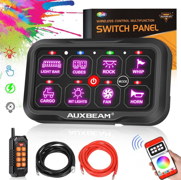 AC Series 8/12 Gang RGB Switch Panel with APP & Remote Control