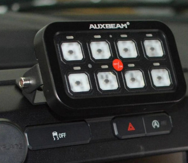 AR Series 6/8 Gang LED Switch Panel, Off-Road Light Controller