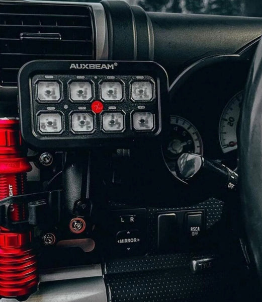 AR Series 6/8 Gang LED Switch Panel, Off-Road Light Controller