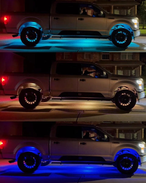 Vibrant Series - RGB LED Rock Lights Kit with Bluetooth App & Remote Control