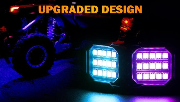 Vibrant Series - RGB LED Rock Lights Kit with Bluetooth App & Remote Control