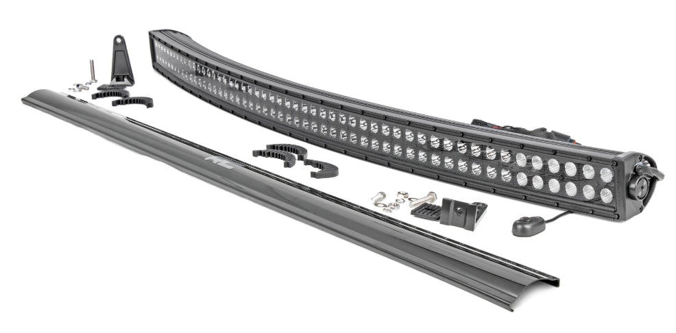 50 Inch Black Series LED Light Bar Curved | Dual Row