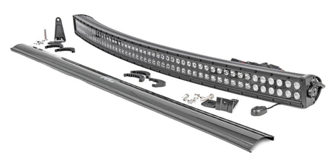 50 Inch Black Series LED Light Bar Curved | Dual Row
