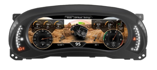 12.3 inch Digital Dash Instrument Cluster for 2011-2017 Jeep Wrangler JK Car Odometer Digital Cluster Virtual Cockpit Dashboard Speed Meter Screen