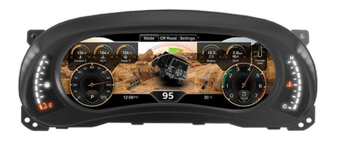 12.3 inch Digital Dash Instrument Cluster for 2011-2017 Jeep Wrangler JK Car Odometer Digital Cluster Virtual Cockpit Dashboard Speed Meter Screen