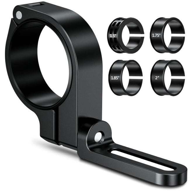 UTV Light Bar Mount, Sturdy Aluminium Alloy LED Light Mounting Bracket, 360° Rotating Adjustable UTV Roll Bar Clamp Mount Fit on 1.5" / 1.75" / 1.85" / 2" / 2.1" Roll Cages (1 PC)
