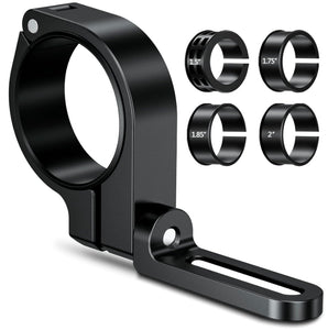 UTV Light Bar Mount, Sturdy Aluminium Alloy LED Light Mounting Bracket, 360° Rotating Adjustable UTV Roll Bar Clamp Mount Fit on 1.5" / 1.75" / 1.85" / 2" / 2.1" Roll Cages (1 PC)