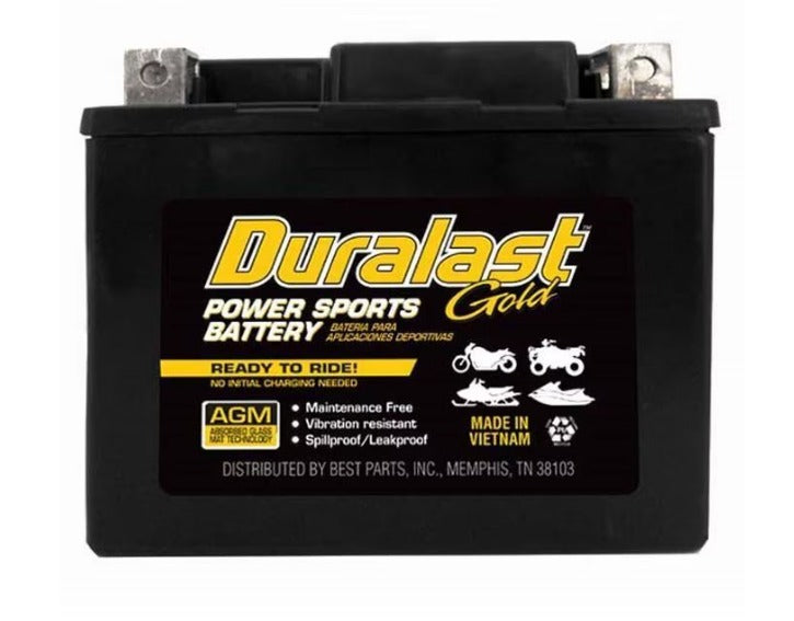 Duralast Gold Group BTX5L-BS AGM Ready-to-Ride Power Sport Battery 80 CCA