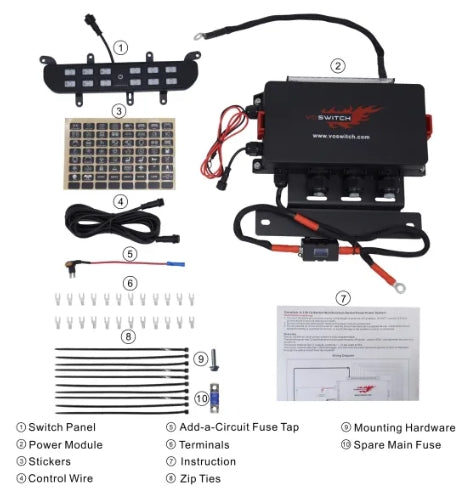 JL120 Lower Dash Switch Panel for Jeep Wrangler JL 2018-current and Gladiator 2020-current