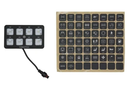 JK100 8 Switch Programmable Control System for Jeep Wrangler JK & JKU 2007-2018