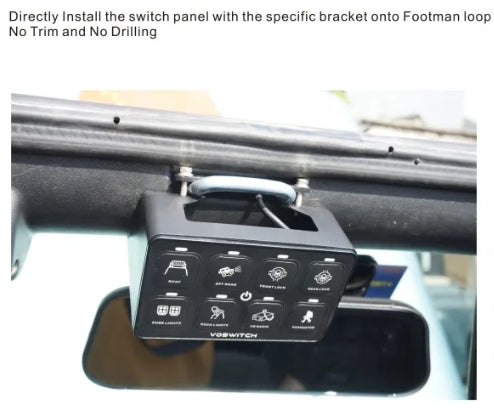 JK100 8 Switch Programmable Control System for Jeep Wrangler JK & JKU 2007-2018