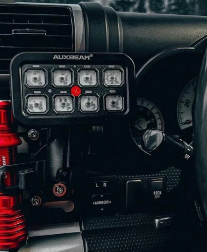 AR Series 6/8 Gang LED Switch Panel, Off Road Light Controller