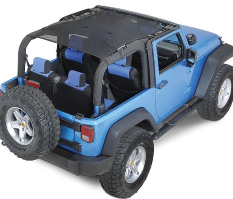 Rugged Ridge 13579.06 Full Eclipse Sun Shade for 07-18 Jeep Wrangler JK 2 Door