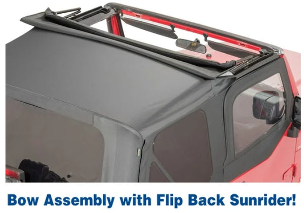 Gen II Complete Premium Sailcloth Soft Top for 97-06 Jeep Wrangler TJ
