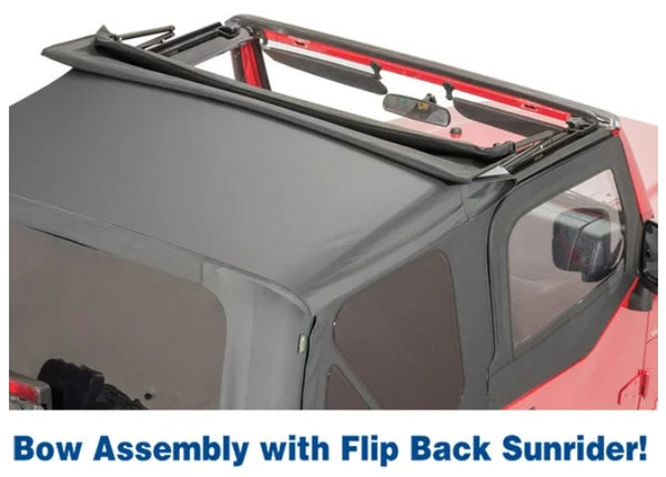Gen II Complete Soft Top Without Doors for 97-06 Jeep Wrangler TJ
