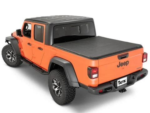 TACTIK 3033109 Tri-Fold Soft Tonneau Cover for 20-25 Jeep Gladiator JT