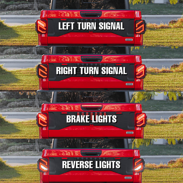 Jeep Gladiator JT LED Tail Lights | Savage Series