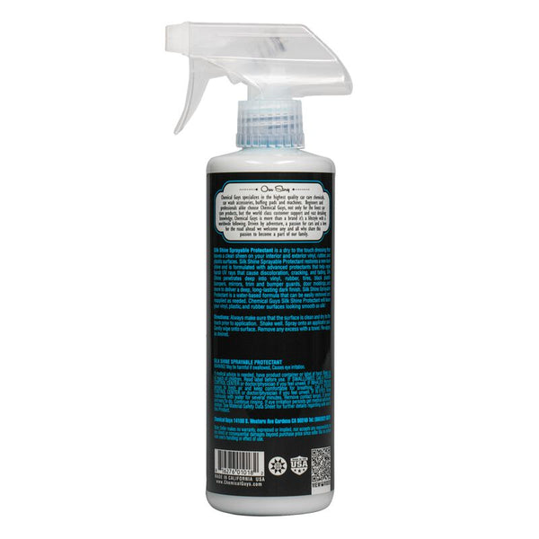 SILK SHINE VINYL, RUBBER, PLASTIC SATIN PROTECTANT DRESSING