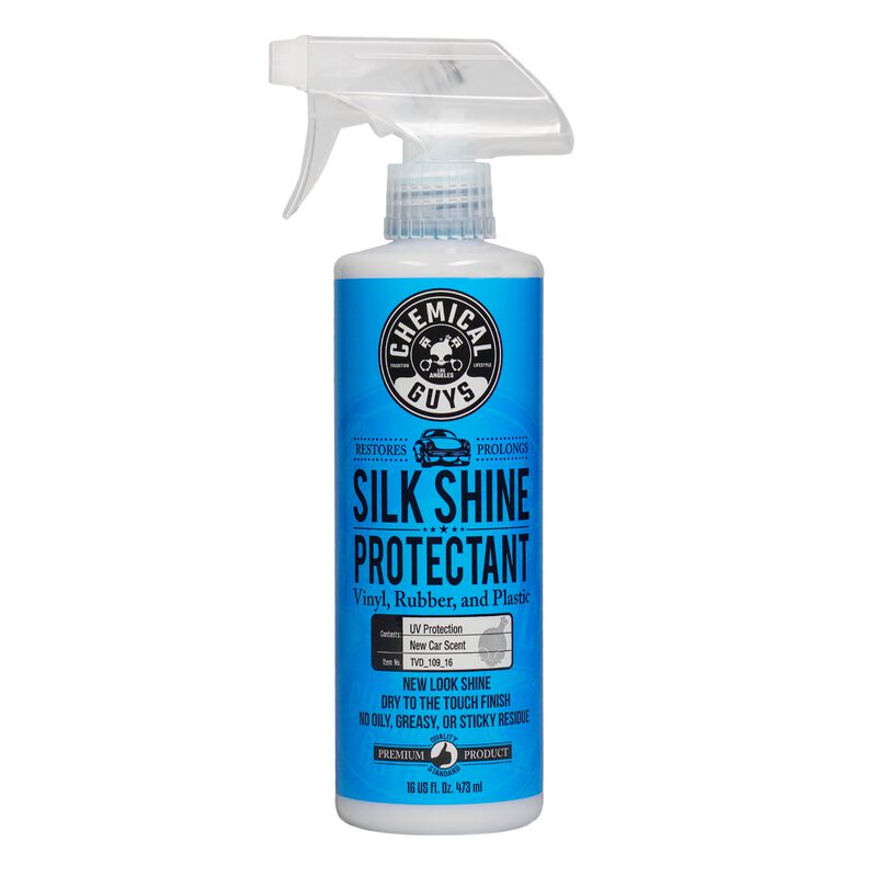 SILK SHINE VINYL, RUBBER, PLASTIC SATIN PROTECTANT DRESSING