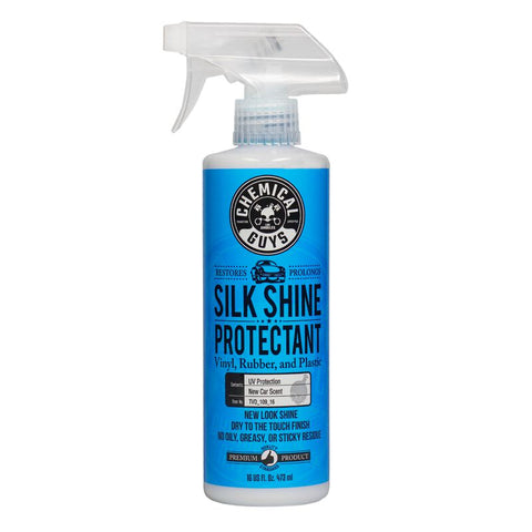 SILK SHINE VINYL, RUBBER, PLASTIC SATIN PROTECTANT DRESSING