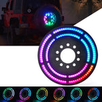 RGB Dual Ring Spare Tire Brake Light for Jeep Wrangler