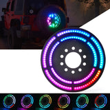 RGB Dual Ring Spare Tire Brake Light for Jeep Wrangler