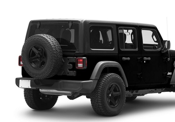 Barricade HD Tire Carrier with Spare Tire Mount (18-25 Jeep Wrangler JL, Excluding 4xe)