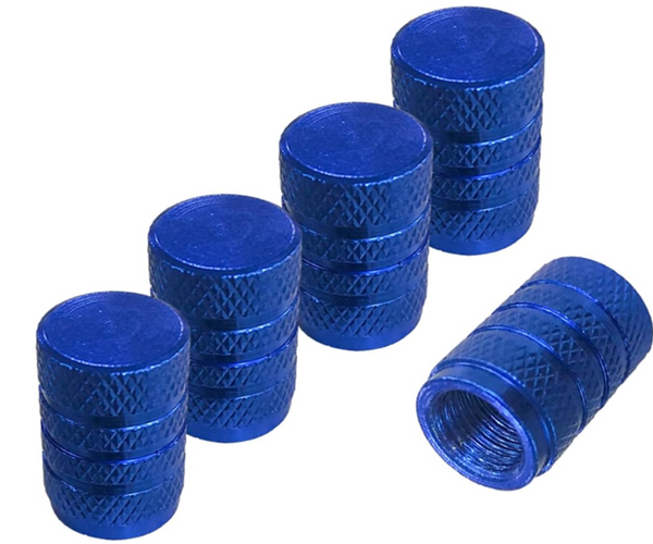 5 PACK Car Tire Valve Stem Caps, Aluminum Tire Air Cap Set, Dust Proof & Corrosion Resistant Stem Covers, Universal Car Accessories for SUV Bike Bicycle Truck Motorcycle