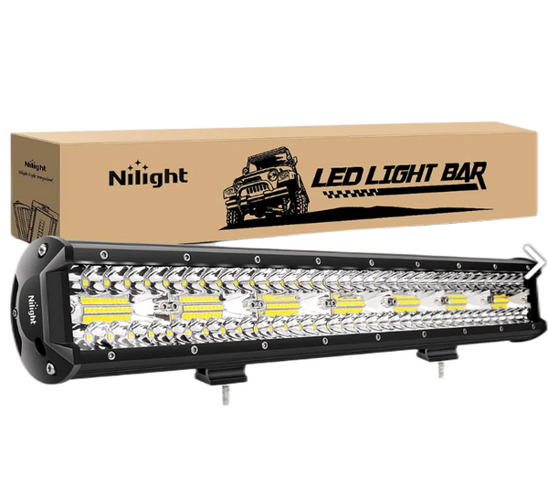 20" 420W Triple Row Spot/Flood Led Light Bar