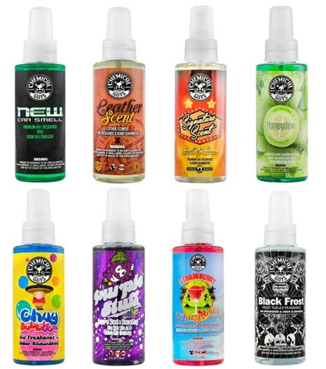 Chemical Guys AIR_304_04 The Scent-Sational Sample Kit, Great for Cars, Trucks, SUVs, RVs, Home, Office & More (4 fl oz)