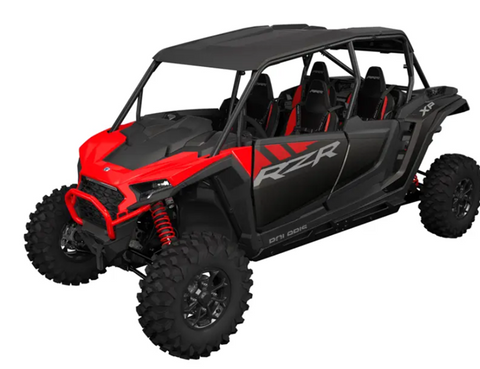 Low Profile Rock Sliders, 4-Seat