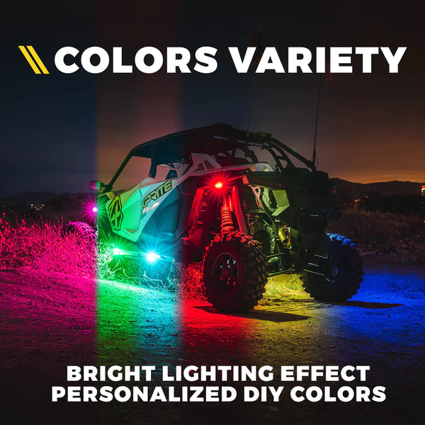Multi-Color LED RGB Rock Lights