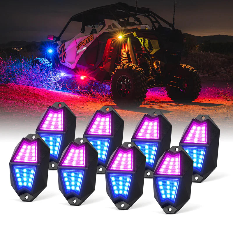 Multi-Color LED RGB Rock Lights – passion 4x4 store